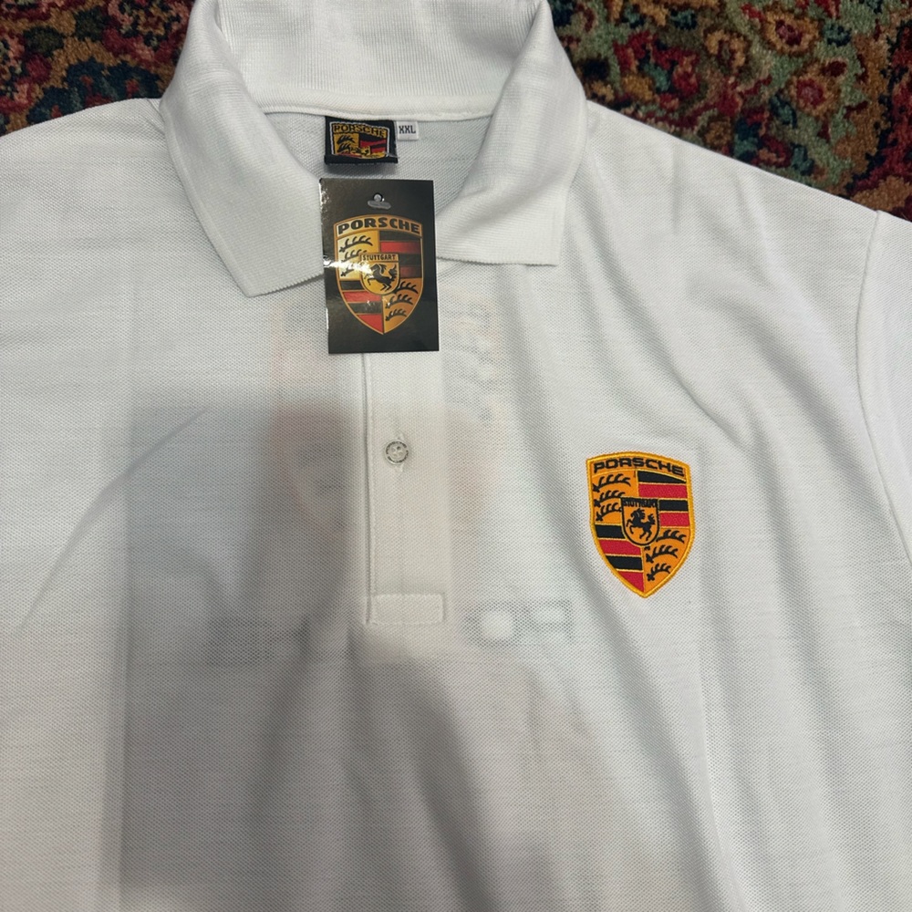 new with tag polo Porsche T-shirt cotton 100% (size XXL fit XL) each $60